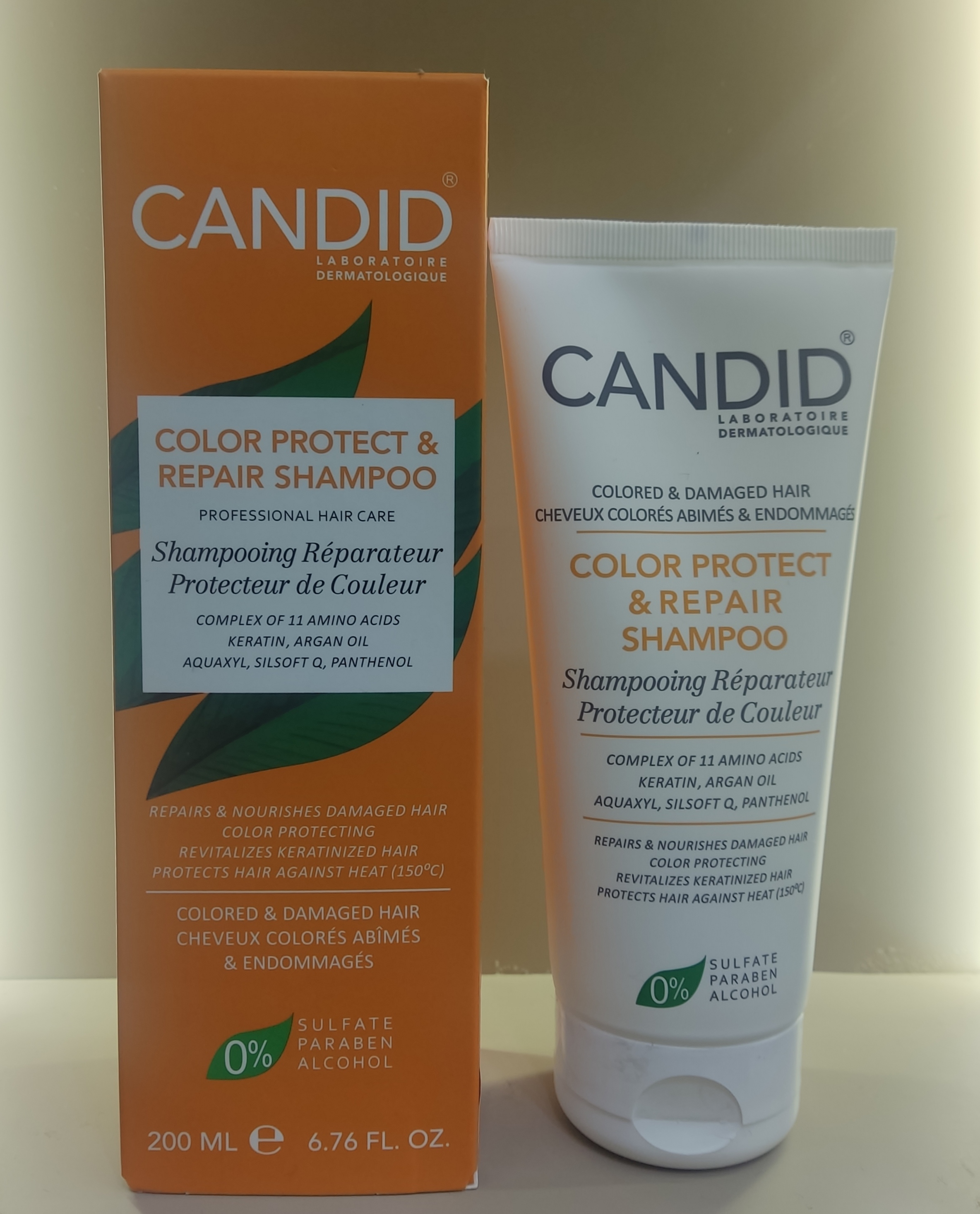 شامپو تثبیت رنگ و ترمیم کننده مو کاندید