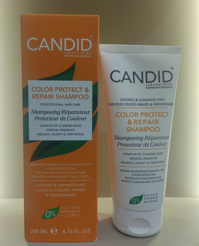 شامپو تثبیت رنگ و ترمیم کننده مو کاندید