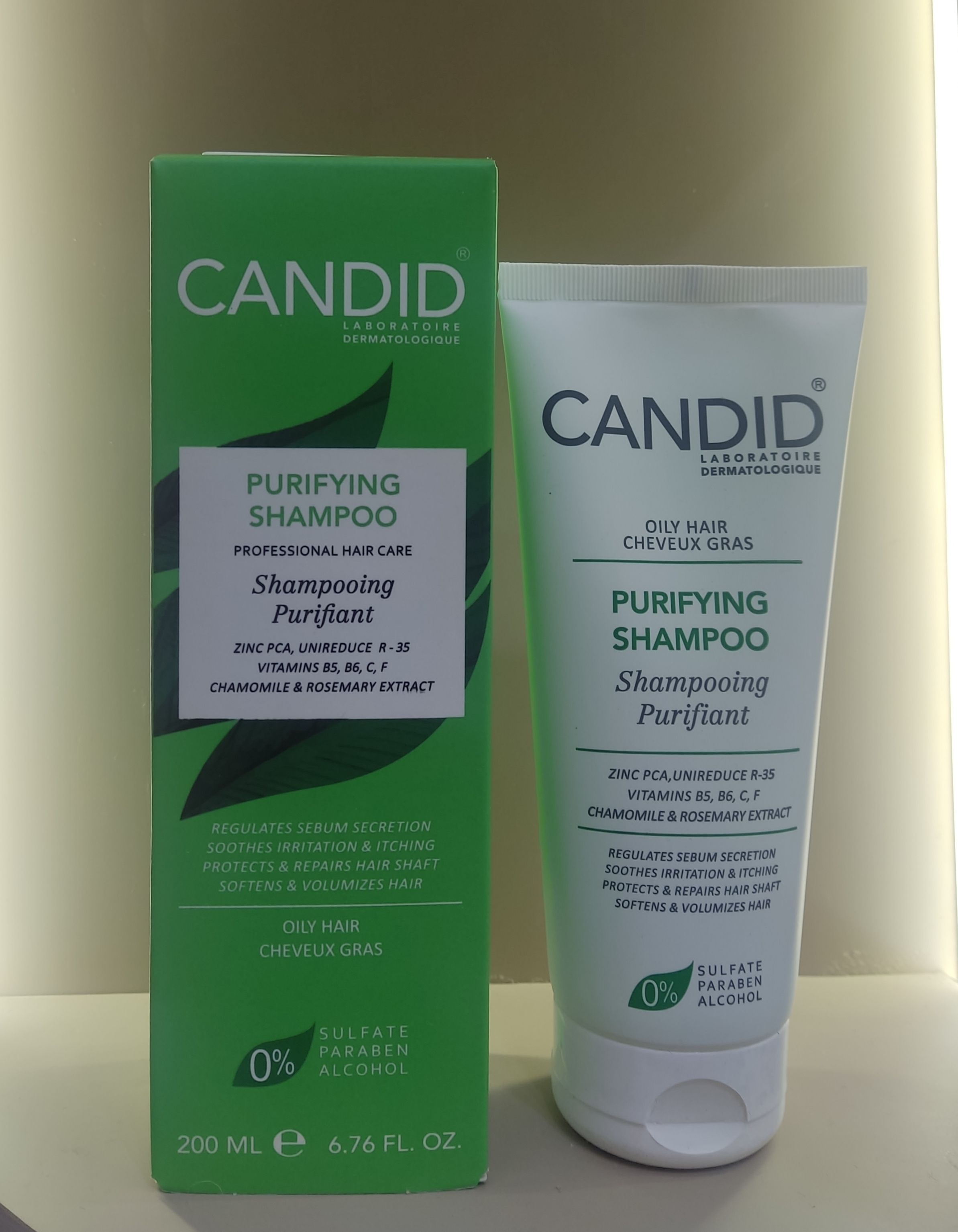 شامپو ویتامینه کاندید برای موی چرب