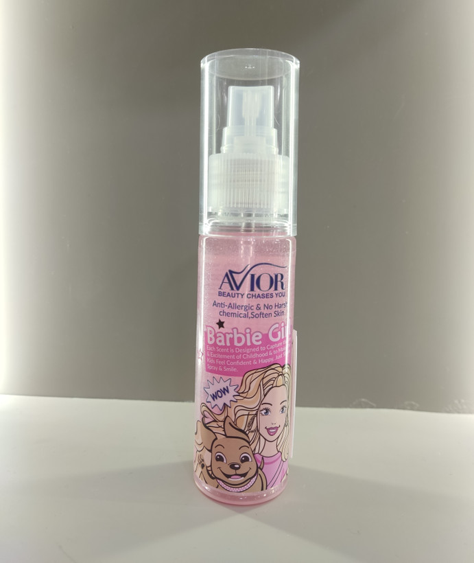 اسپری بدن کودک آویور طرح باربی