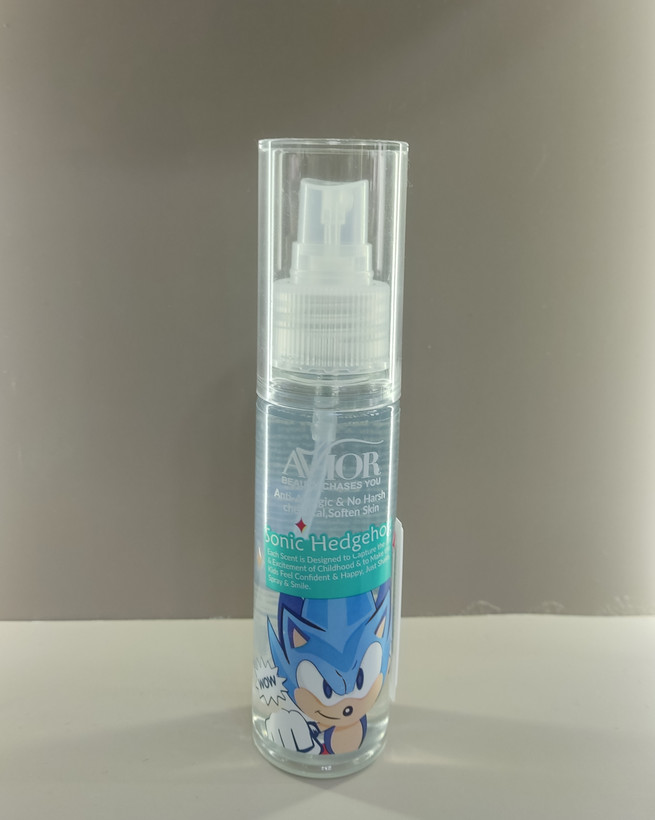 اسپری بدن کودک آویور طرح سونیک