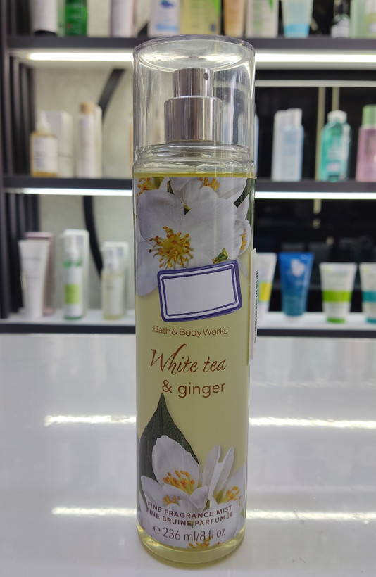 اسپری بدن چای سفید و زنجبیل بث اند بادی ورکس