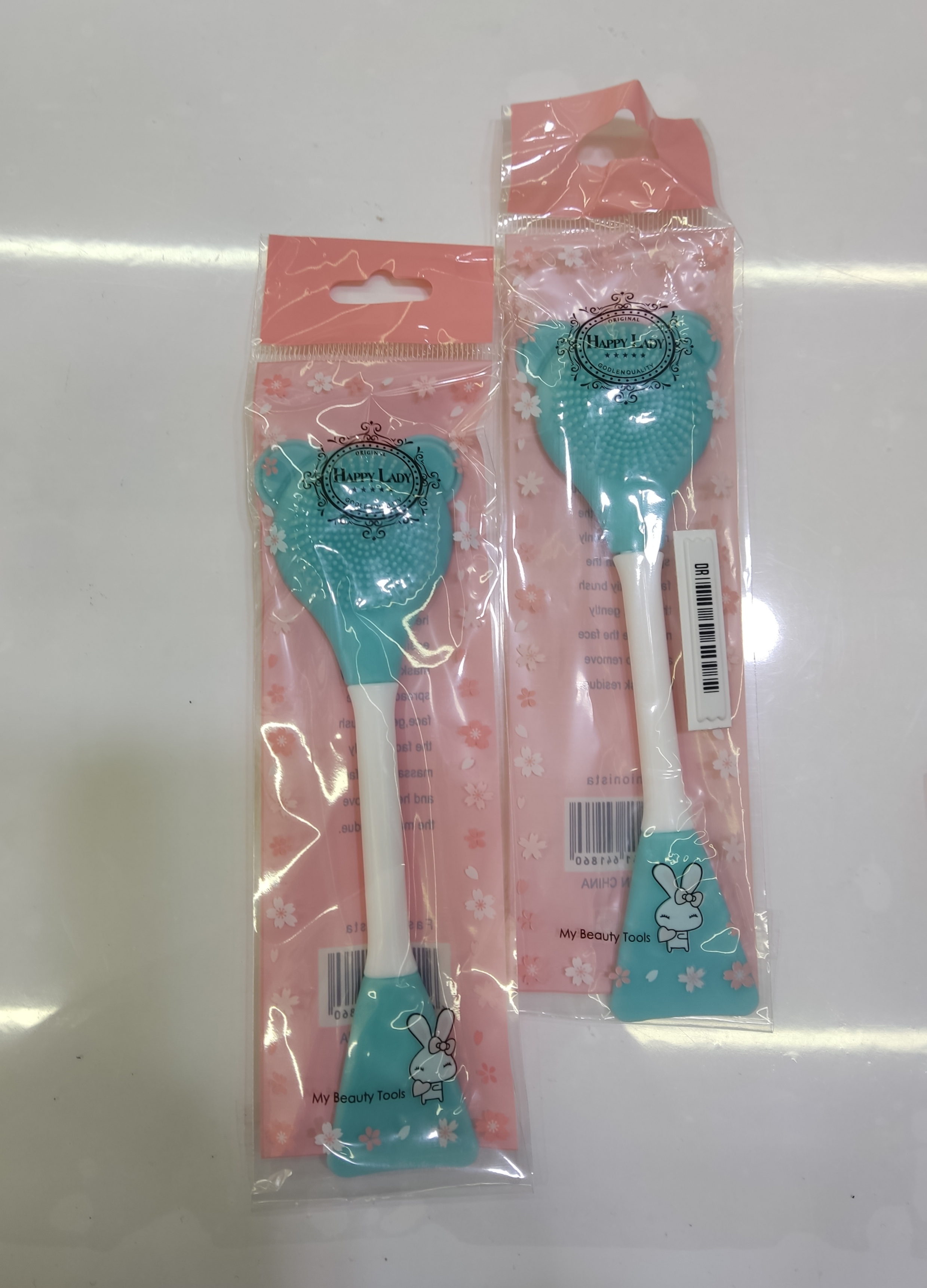 فیس براش دو طرفه هپی لیدی رنگ آبی