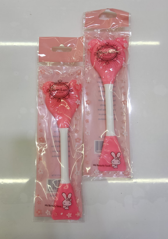 فیس براش دو طرفه هپی لیدی رنگ صورتی تیره