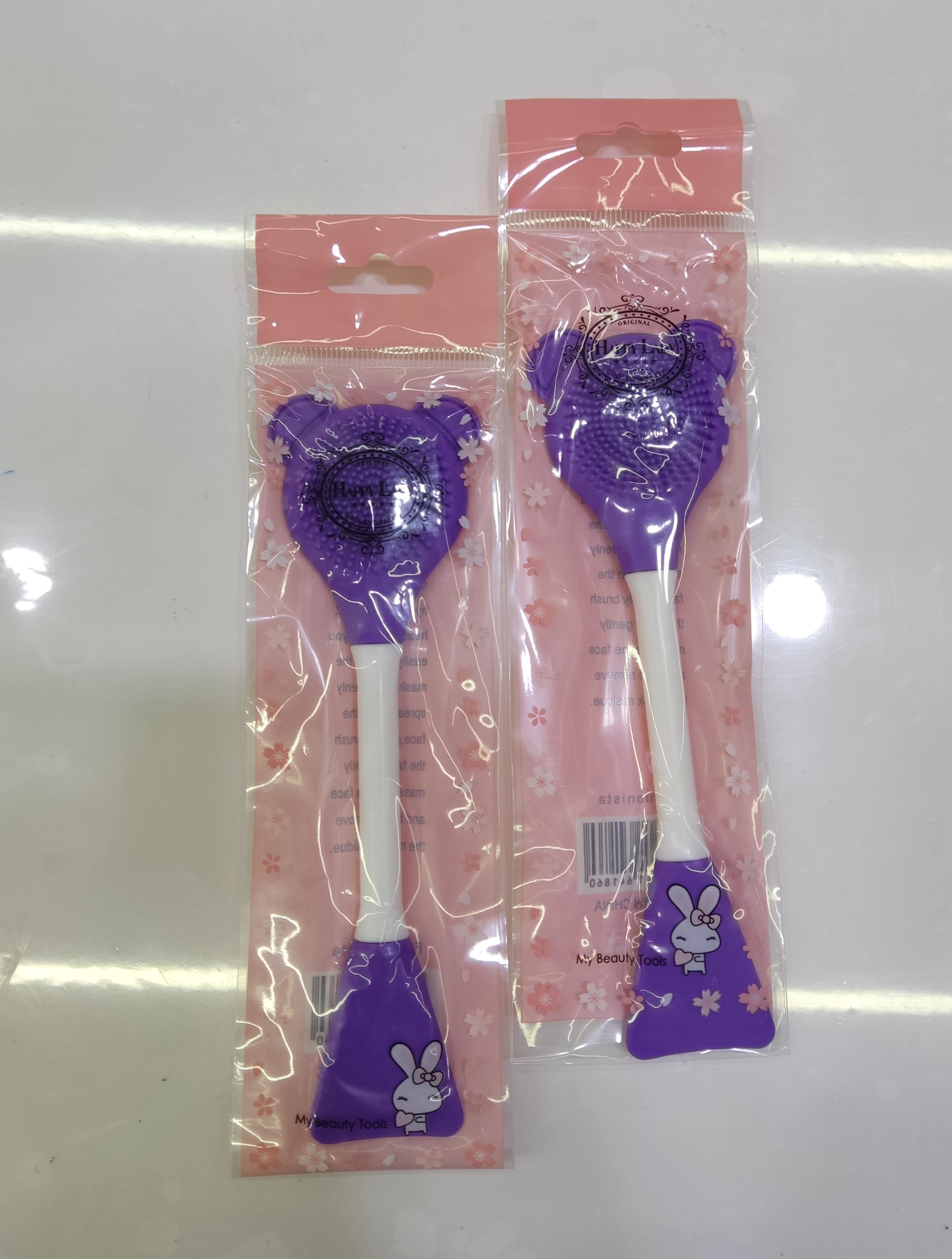 فیس براش دو طرفه هپی لیدی رنگ بنفش