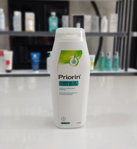 شامپو موهای چرب پریورین priorin