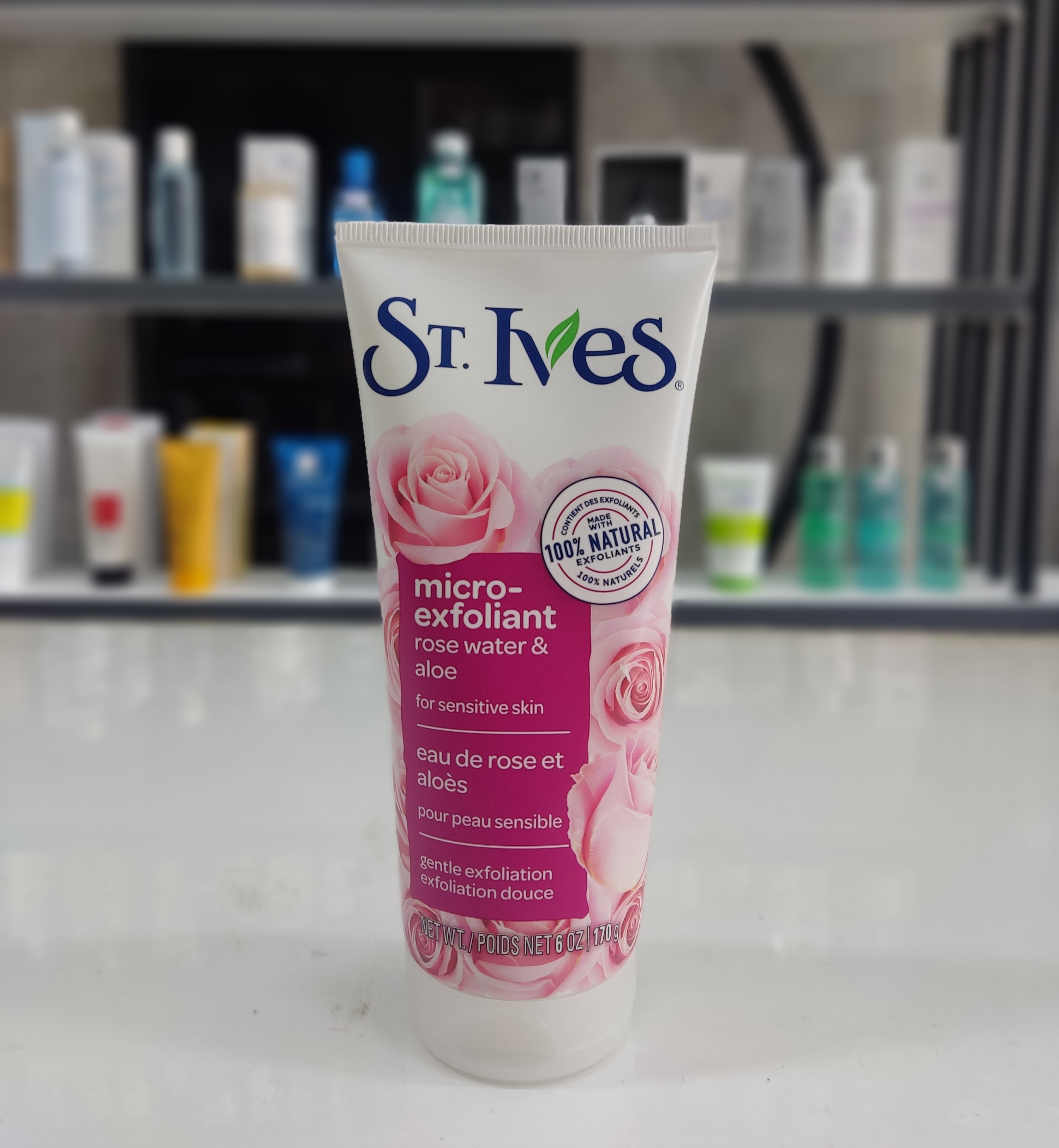 ماسک اسکراب و میکرو لایه بردار گلاب و آلوئه ورا سنت ایوز St. Ives