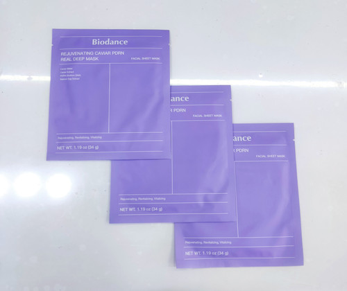 ماسک جوانساز خاویار و PDRN بایودنس تکی Biodance